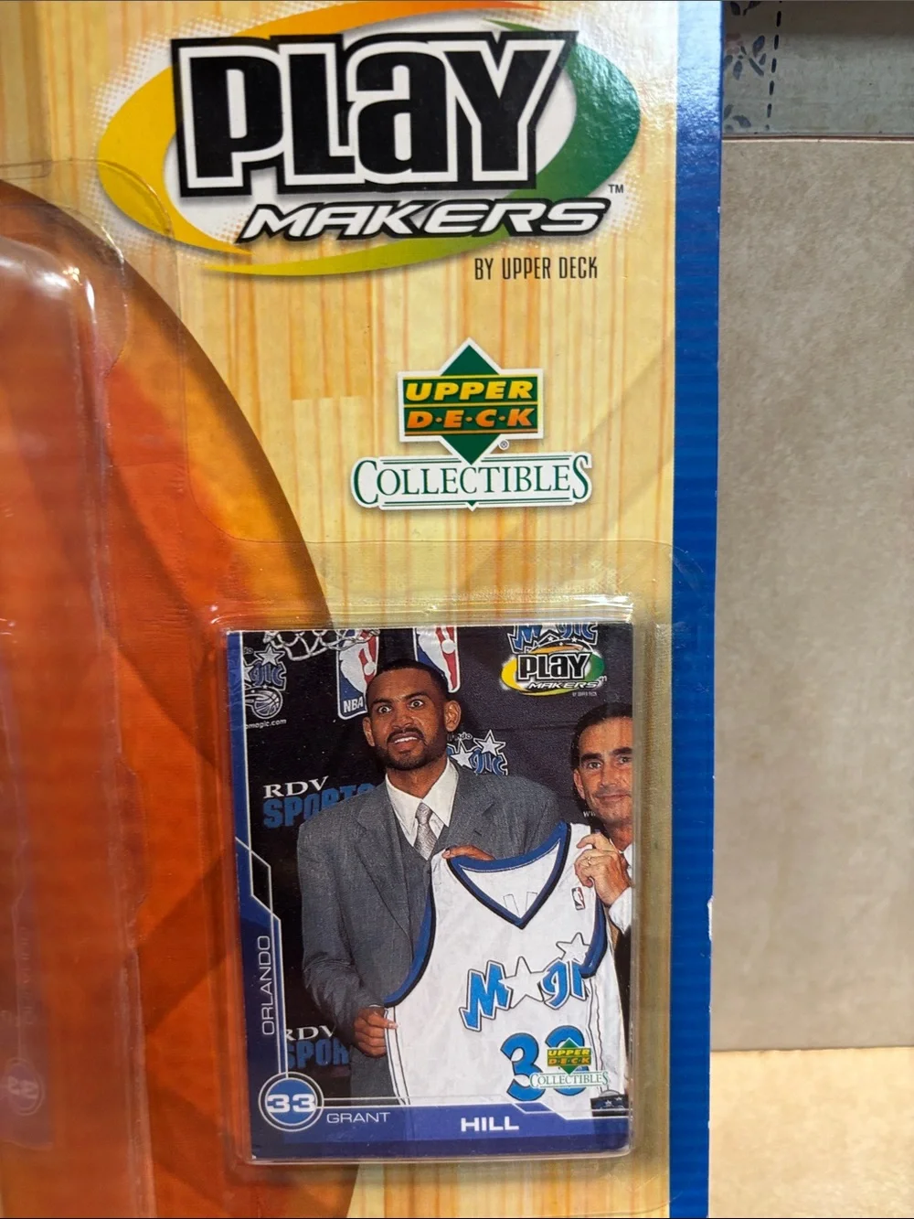 Play Makers Grant Hill White Basketball Bobblehead Action Figure